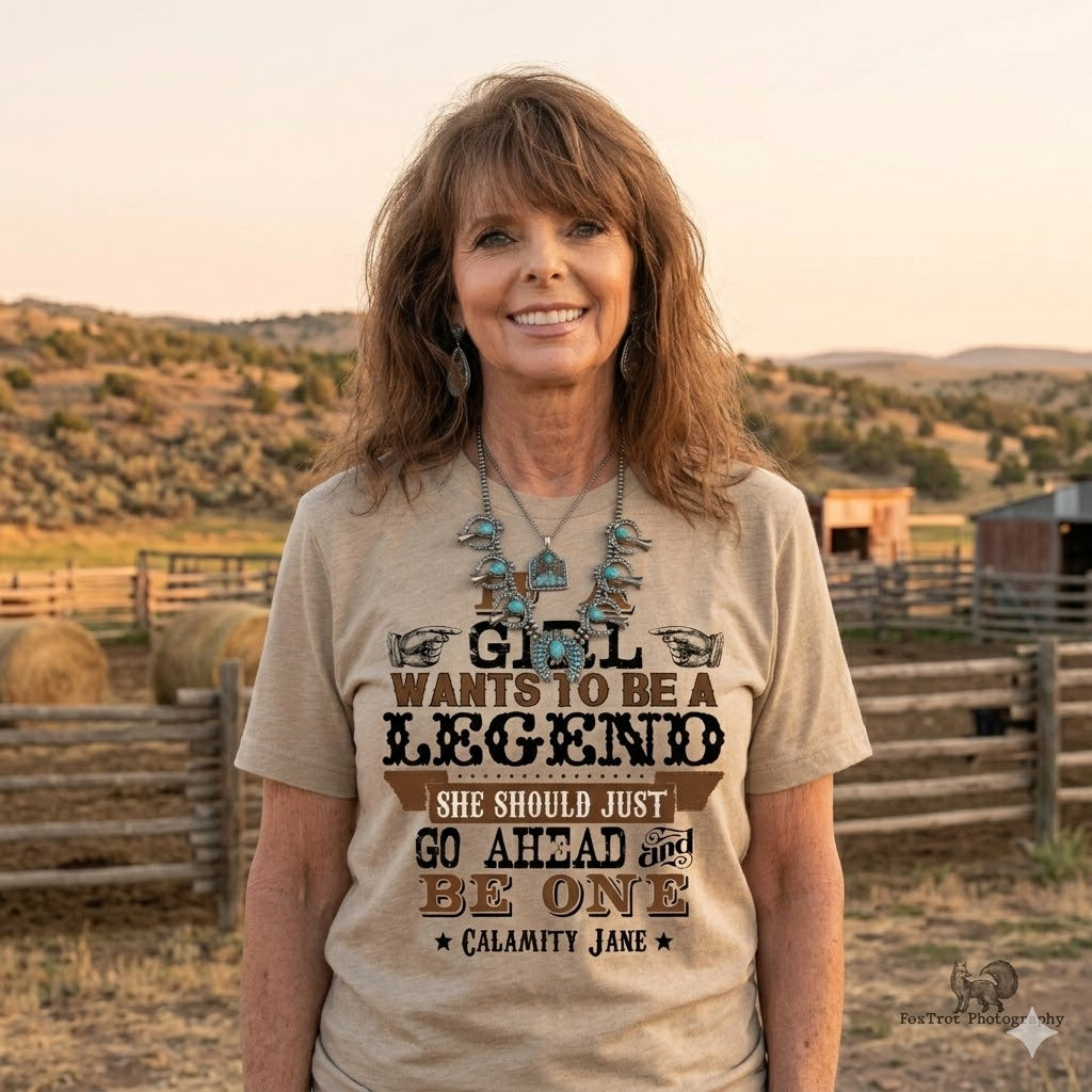 Be a Legend Graphic Tee – Western Shirt | Stockline Supply Co