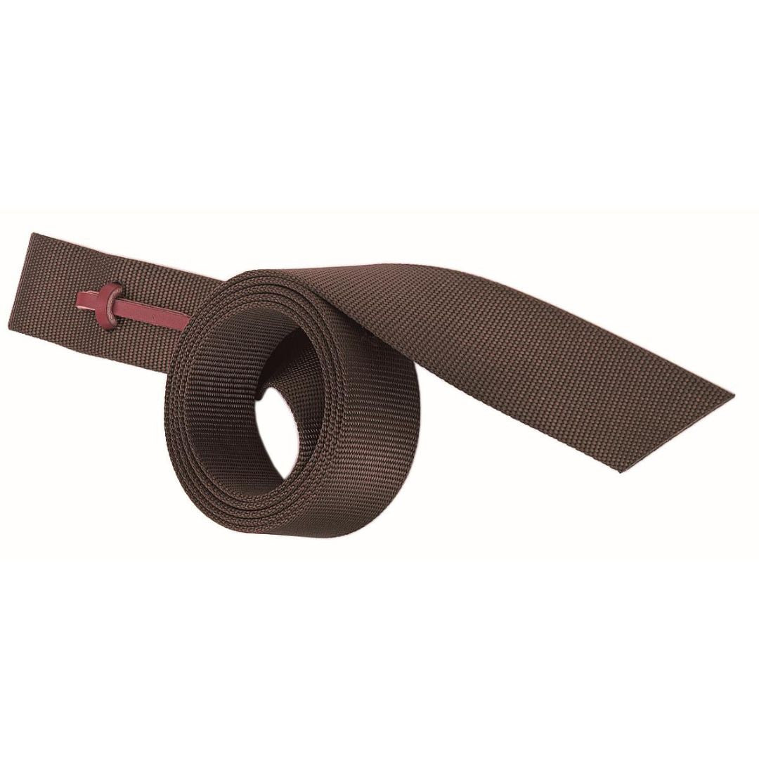 Brown Nylon Latigo 1-3/4" x 72" – Heavy Duty Western Saddle Latigo